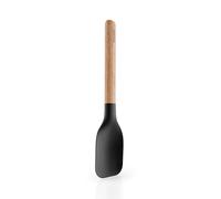 Eva Solo | Ustensile de service de cuisine nordique | Agitateur combiné et grattoir à pâte | Poignée en chêne confortable | Design et fonctionnalité danois | Noir