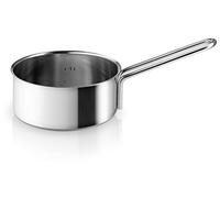 Eva Trio Casserole en acier inoxydable, 1,3 l, 16 cm, idéale pour les plats qui doivent être mélangés, car les côtés bas permettent de travailler facilement avec un fouet