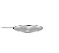 Eva Trio - Couvercle en acier inoxydable de 24 cm - La partie en acier du couvercle est composée à 90 % d'acier inoxydable recyclé post-consommateur - Acier brossé