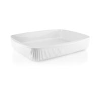 Eva Trio plat à four Legio Nova 37 x 30 cm porcelaine blanche