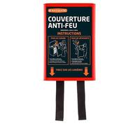 Evacuate-pack 2 Détecteurs De Fumée + 2 Supports Aimantés + 1 Couverture Anti-feu