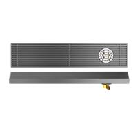Évacuation de douche linéaire avec filtre à cheveux, caniveau de sol rectangulaire pour cuisine, salle de bain, garage, sous-sol, hôtel