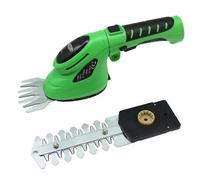 EVAGO Light Duty Ciseaux à gazon sans fil Taille-haie d'herbe tenue à main 2 en 1 Coupe-herbe Coupe-brousse d'arbustes pour jardin