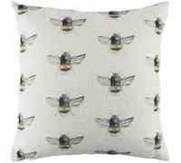 Evans Lichfield Bee Happy Repeat Coussin Garni de Plumes Aquarelle