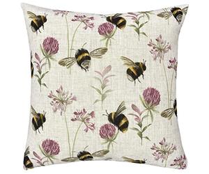 Evans Lichfield Country Bee Garden Coussin Garni de Plumes en Velours