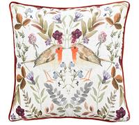 Evans Lichfield Housse de Coussin Effet Miroir Rouge-Gorge