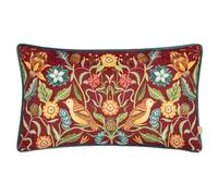 Evans Lichfield Housse de Coussin passepoilée en Chenille Motif Oiseaux d'aubépine