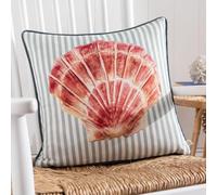 Evans Lichfield Salcombe Coussin passepoilé en Plumes festonnées