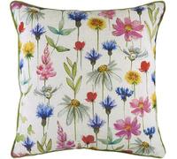 Evans Lichfield Wild Flowers Sophia Coussin Garni de Plumes passepoilées