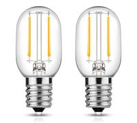 EvaStary Vintage Ampoule à Filament LED E14, T22 1W équivalent à 10W | Blanc Chaud 2700K Pour Frigo, Lampes à Sel, Lampes de, Machine a Coudre, 220-240V, lot de 2