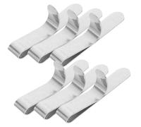 EVBOTGEE 6PCS Clips pour cercles à gâteau en acier inoxydable, Anneau à mousse réglable, clips de fixation, ensemble de cercles à gâteau, cercle à gâteau de haute qualité, cercles à pâtisserie