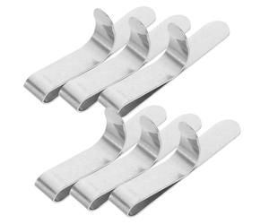 EVBOTGEE 6PCS Clips pour cercles à gâteau en acier inoxydable, Anneau à mousse réglable, clips de fixation, ensemble de cercles à gâteau, cercle à gâteau de haute qualité, cercles à pâtisserie