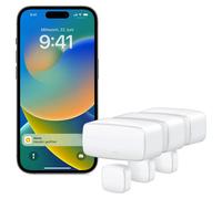 Eve Door & Window (Matter) - Coffret de 3 : Capteurs de contact intelligents pour portes et fenêtres, compatibles Matter