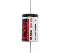 EVE ER14250P pile au lithium avec connexion filaire axiale
