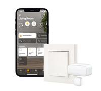 Eve Thread Kit de Démarrage - Interrupteur Light et Capteur Door & Window, Contrôle de la Lumière Intelligent pour Portes et Fenêtres, Blanc