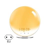 Eveil Lumière Simulation Lever du Soleil Lampe Horloge 7 Couleur Lumière Radio FM