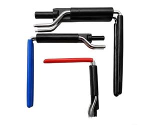 Evenoonest Lot de 3 pièces d'installation de joints d'huile en forme de U | Outil d'actionnement hydraulique en acier au chrome vanadium pour tige de piston, kit multi-tailles 22-165 mm avec poignée