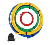 Evenoonest Lot d'outils de pliage en plastique pour tuyaux en cuivre, 4 | Plastique PE, 4 m de long, tube AC 1/4-5/8", kit CVC de 4 m de long, empêche les plis, sac de rangement inclus