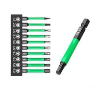 Evenoonest Magnétique pour Torx Bit Set pour Power Driver Bits pour CR-V | Embouts à six pans creux pour acier CR-V, 50/65 mm, support magnétique, pour perceuses et tournevis électriques