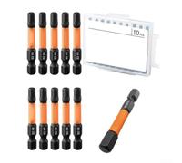 Evenoonest Magnétique pour Torx Bit Set pour Power Driver Bits pour CR-V | Embouts à six pans creux pour acier CR-V, 50/65 mm, support magnétique, pour perceuses et tournevis électriques
