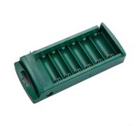 Evenoonest Plateau de rangement pour douilles 1,3 cm 12-22 mm | Mallette en plastique résistant aux chocs avec emplacements marqués, peu profonds et hexagonaux, 15 x 11 x 5 cm, garage
