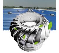 Évent de toit pour turbine - 150 mm - Évent de toit silencieux - En acier inoxydable 304 - Évent de pluie - Évent de toit - Sortie d'air ronde de 150 mm