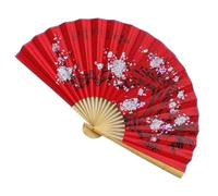 Éventail chinois géant traditionnel pliable décoration murale | Décoration vintage pour femmes, mariages, festivals de musique, fêtes de danse, studios à domicile, salons et spectacles
