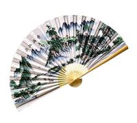 Éventail mural géant traditionnel vintage décor | Éventail pliant de style chinois pour festival de musique, danse, salon, mariage, spectacle, studio à domicile pour femme