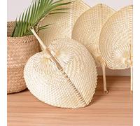 eventail tissé Ventilateur Fait Feuille Palmier Ventilateur Feuille Palmier Naturel Style Chinois pour l'été