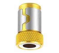 Eventerde Tête d'embout de tournevis magnétique,anneau magnétique à tête de tournevis - Vis de magnétisation en métal - Support de capteur de vis d'outils à main, magnétiseur d'outil amovible,
