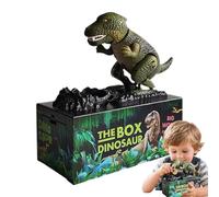 Eventerde Tirelire Électronique Enfant,Boîte à Argent en Forme de Statue de Dinosaure | Tirelire Électronique avec Musique pour De 3 Ans Et Plus Décoration D'Intérieur pour Noël Et