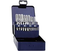 Eventus by Exact 10701 MA5 Set de tarauds manuels 21 pièces métrique M3, M4, M5, M6, M8, M10, M12 coupe à droite DIN 352 HSS 1 set
