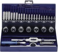 Eventus by Exact 10711 Kit de taraudage 32 pièces HSS métrique M3, M4, M5, M6, M8, M10, M12