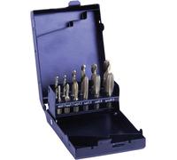 Eventus by Exact 70419 Set de tarauds à une coupe 12 pièces métrique M3, M4, M5, M6, M8, M10 coupe à droite HSS 1 set