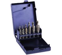 Eventus by Exact 70419 Set de tarauds à une coupe 12 pièces métrique M3, M4, M5, M6, M8, M10 coupe à droite HSS 1 set
