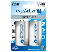 EverActive 2x R20 D Ni-MH 5500mAh - Batterie rechargeables