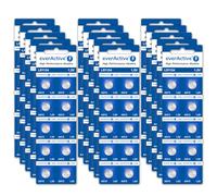 everActive Lot de 200 Piles AG13 1,5 V alcalines Mini G13 LR1154 LR44 - Durée de Vie de 4 Ans - 20 Cartes Blister