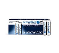 everActive Lot de 200 Piles alcalines AAA Micro LR03 R03 1,5 V, Haute Performance, durée de Vie 10 Ans