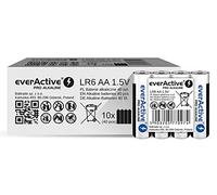 everActive Lot de 40 Piles AA alcalines Pro LR6 R6 1,5 V, Haute Performance, durée de Vie de 10 Ans