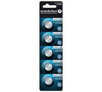 everActive Lot de 5 piles bouton CR1632 3 V au lithium, la plus puissante, durée de vie de 10 ans, lot de 5-1 carte blister