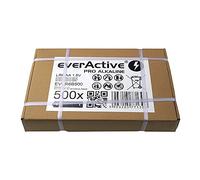 everActive Lot de 500 Piles AA alcalines Pro LR6 R6 1,5 V, Haute Performance, durée de Vie de 10 Ans