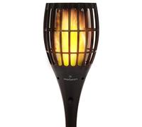 Everbeam P1 Solar Torch Light with Flickering Flame - Nos torches solaires Tiki imperméables pour l'extérieur sont équipées de 96 ampoules LED pour un effet de feu réaliste étonnant. - 2 Pack