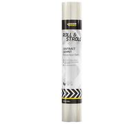 Everbuild Roll and Stroll Film de protection pour moquette - Autocollant - Facile à rouler - Totalement imperméable - Transparent - 600 mm x 50 m