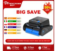 EVERCROSS BOT-Nettoyeur de piscine robotique U8, autonomie de 120 min, surface de livre de 200 m², navigation intelligente, fonction d'auto-stationnement
