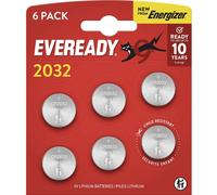 Eveready Pile bouton CR 2032 3 V 6 pc(s) E304439600