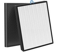 EverestAir-RF Lot de 2 filtres de rechange pour purificateurs d'air compatibles avec le purificateur d'air LEVOIT EverestAir - Lot de 2 filtres à charbon actif à haute efficacité