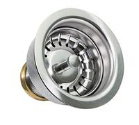 Everflow 7532 Highcraft 9754 Passoire à Panier Profond en Acier Inoxydable avec verrou en Laiton et écrou Coulissant, cuivré