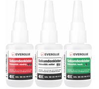 Everglue Colle Instantanée - Lot de 3