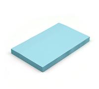 Evergreen Goods 3 blocs bloc note autocollantes de couleur Bleu pastel - 100 feuilles par bloc - 76 x 127 MM (3" x 5") Post Note - note autocollantes pour le bureau, la maison et l'école