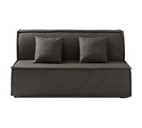 EVERGREENWEB Canapé-lit 3 Places Convertible en Lit avec Matelas Double 160x190 Effet Massant 0rthopédique,Sofa Bed Housse Déhoussable et Lavable Couleur Gris Foncé, 2 Coussins Ultra-Doux Inclus ELLEN